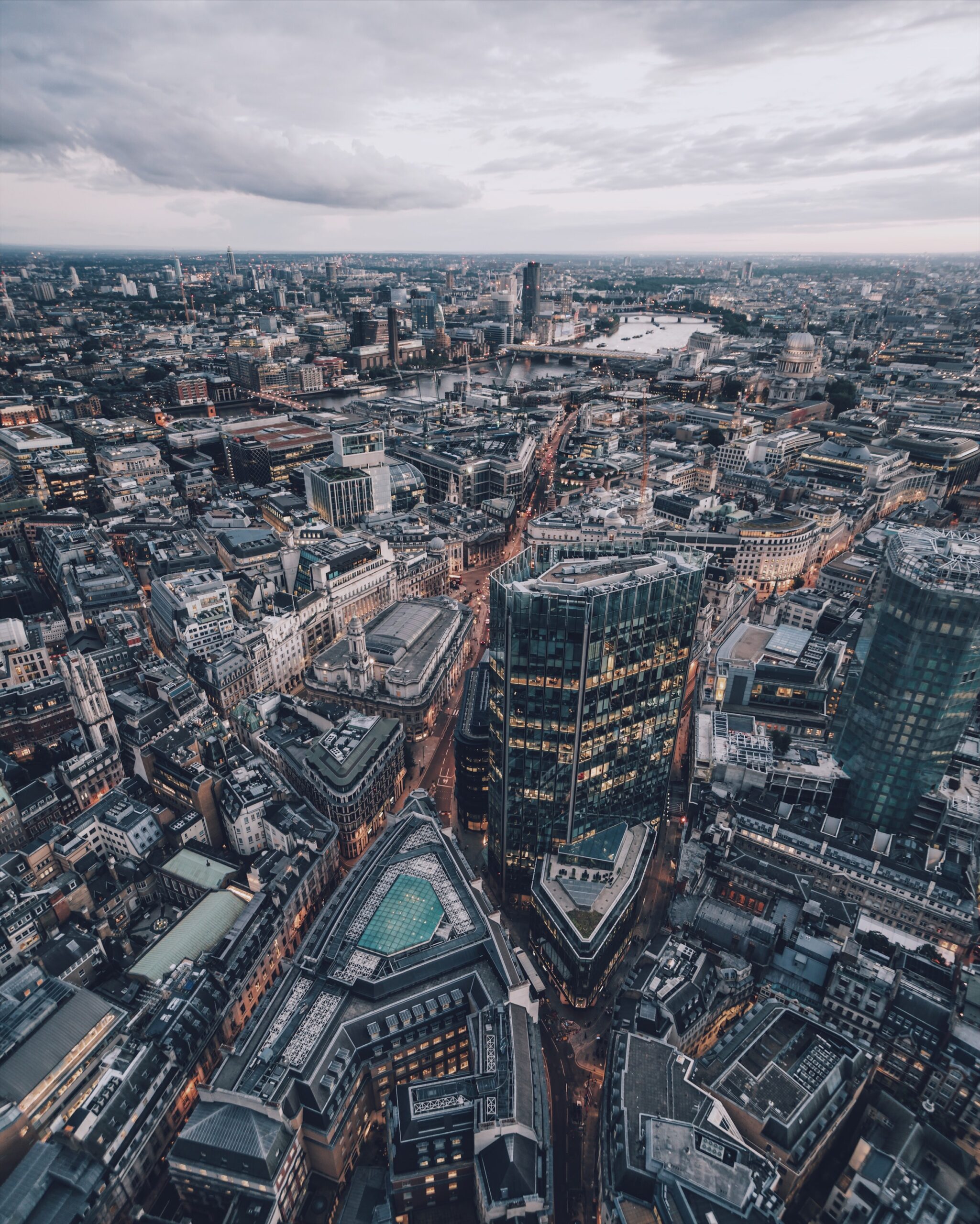 aerial view cityscape against sky scaled